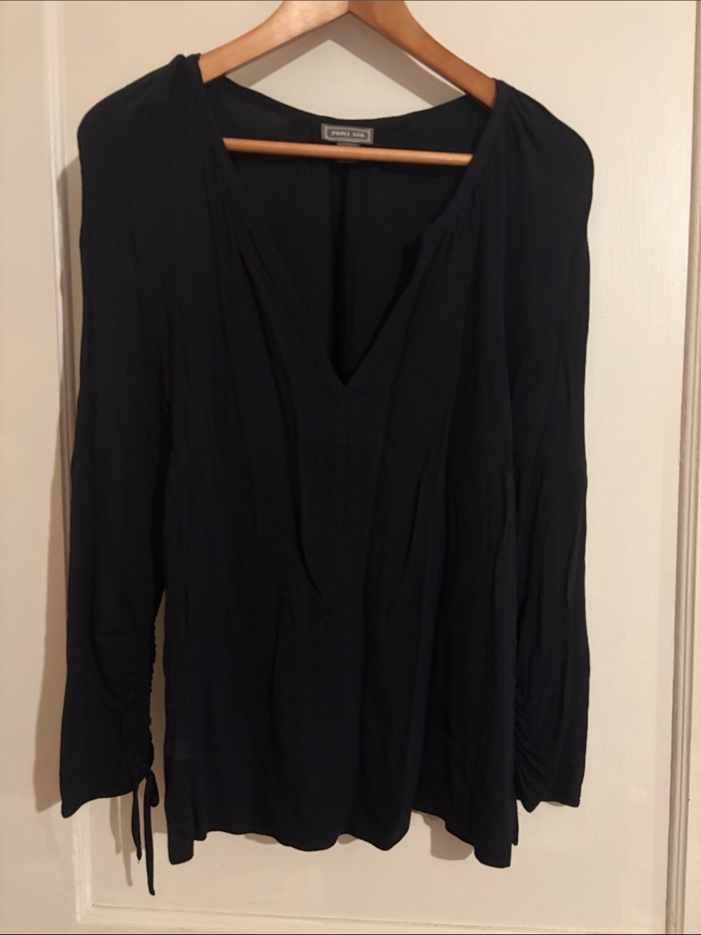J Crew Long-Sleeve V-Neck Tunic